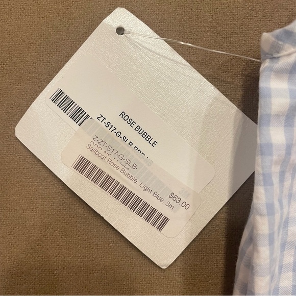 Zuccini Kids Girls Sailboat Rose Bubble Size 3 Months New With Tags - Picture 7 of 8